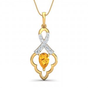 Mediaeval Citrine Pendant