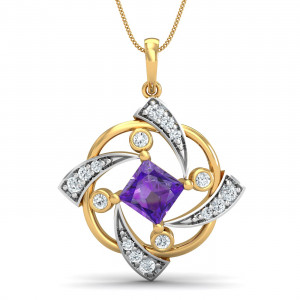 La Hélice Amethyst Pendant