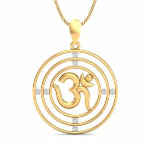 Concentric Loops Om Pendant