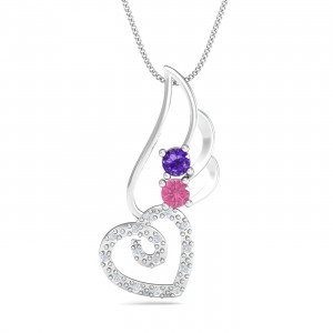 Heart-drop Gemstone Pendant