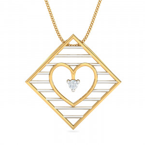 Heart in Frame Pendant