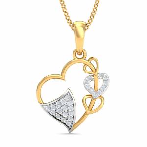 Chic & Abstract Heart Pendant