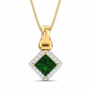 Eloise Emerald Pendant