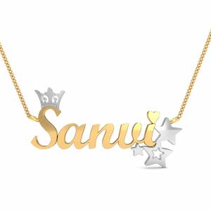 Sanvi Name Pendant