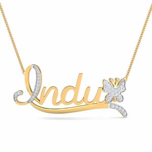Lovely Indu Name Pendant