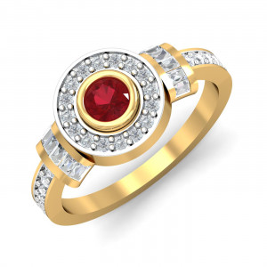 Ruby Cufflink Ring