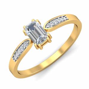 Meridian White Sapphire Ring