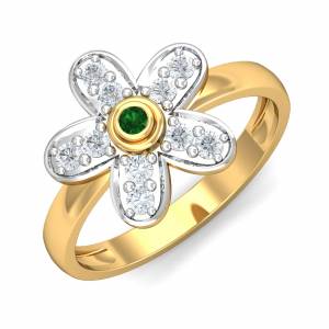Petals Emerald Ring