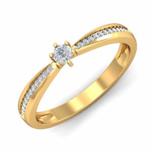 Braided Solitaire Ring