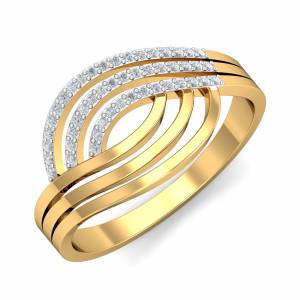Broad Diamond Ring