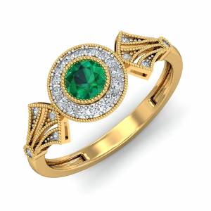 Nasagre Emerald Ring