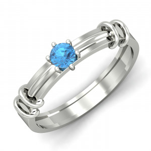 Verocious Blue Topaz Band