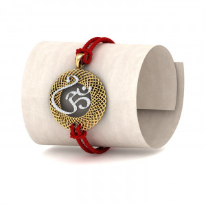 Omkara Filigree Rakhi cum Pendant