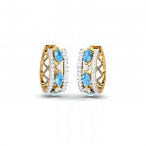 Paridhi Topaz Hoops