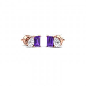 Aanya Amethyst Earrings