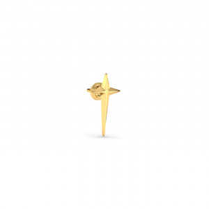 Crucifix Gold Gents Earring