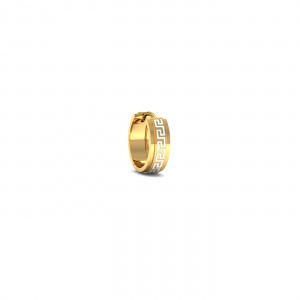 Kai White Mens Hoop