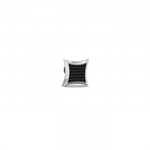 Imperion Black Diamond Mens Earring