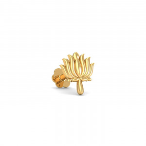 Lotus Gold Nose Stud
