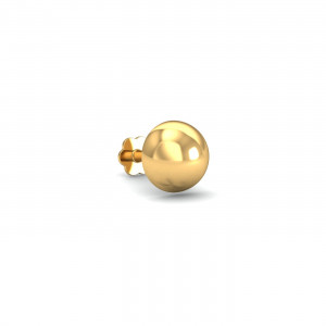 Gold Button Nose Stud