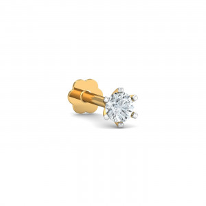 0.29 Ct Solitaire Nose Stud