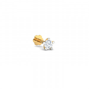 0.31 Ct Solitaire Nose Stud