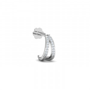 Alizeh J Ring Nose Stud