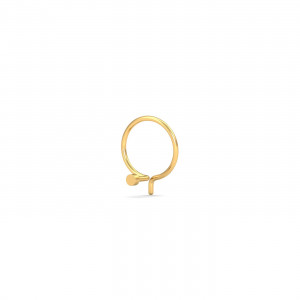 Dot Gold Nose Wire
