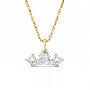 Diamond Crown Pendant