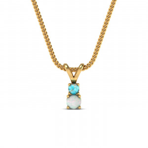 Opal Turquoise Pendant
