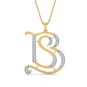 SB Initials Pendant