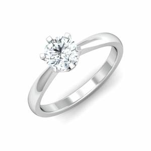 Isthi 0.64 CT Solitaire Ring