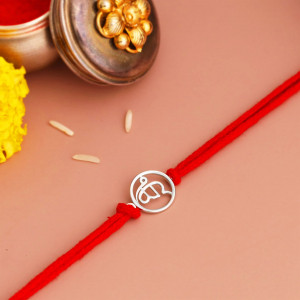 Ik Onkar Silver Rakhi