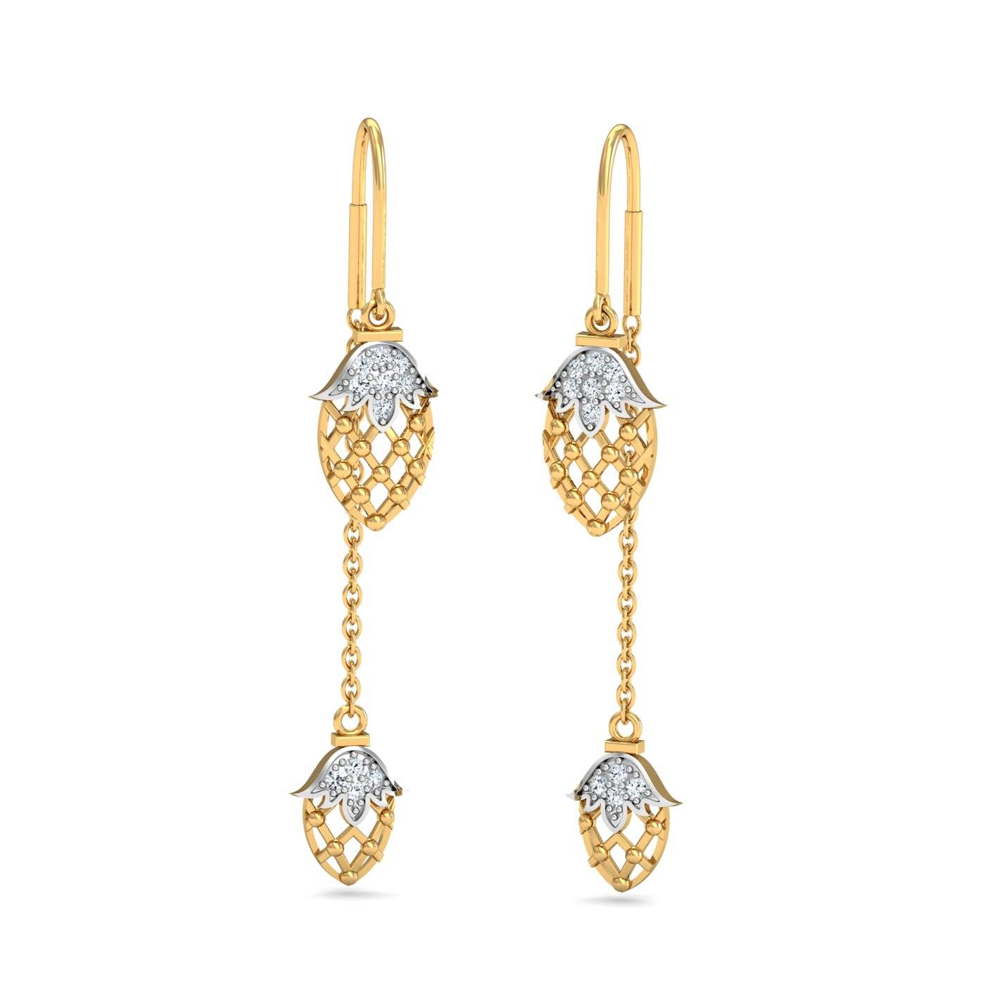 Kaaza Sui Dhaga Diamond Earrings