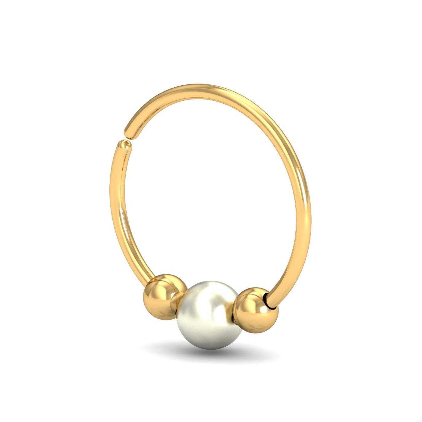 Fine Pearl Nose Ring
