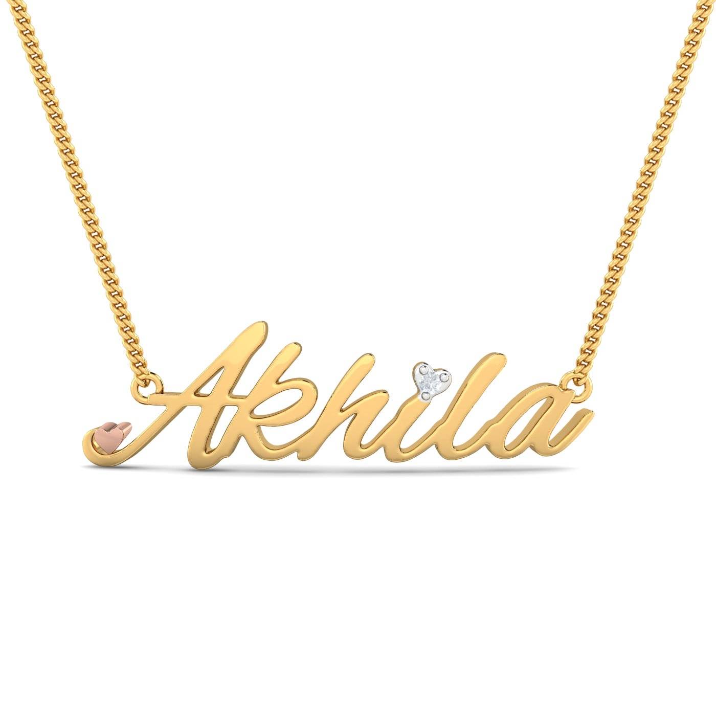 Akhila Name Necklace