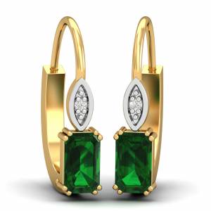 Meridian Emerald Hoops