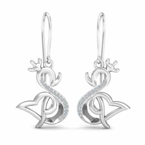 Swan Kruna Hook Earrings