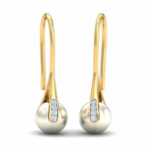 Pearl Beguile Hook Earrings
