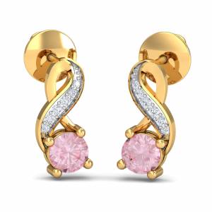 Delightful Pink Sapphire Earrings