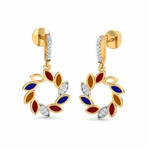 Rang-Chakra Drop Earrings
