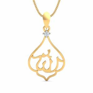 Allah Diamond Pendant