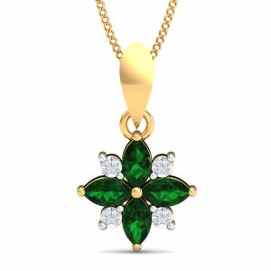 Flora Emerald Pendant