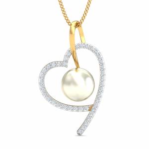 Onie Pearly Heart Pendant
