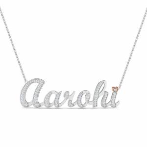 Aarohi Diamond Name Pendant