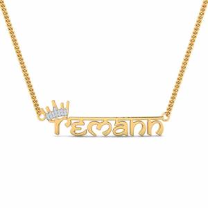 Remann Crown Name Pendant