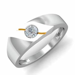 Ceria Solitaire Men's Ring