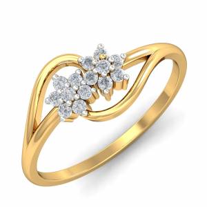 Traditional Twin Flower Ring