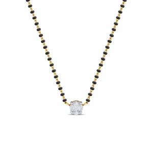 8 mm Solitaire Mangalsutra